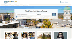 Desktop Screenshot of jobsinathens.com